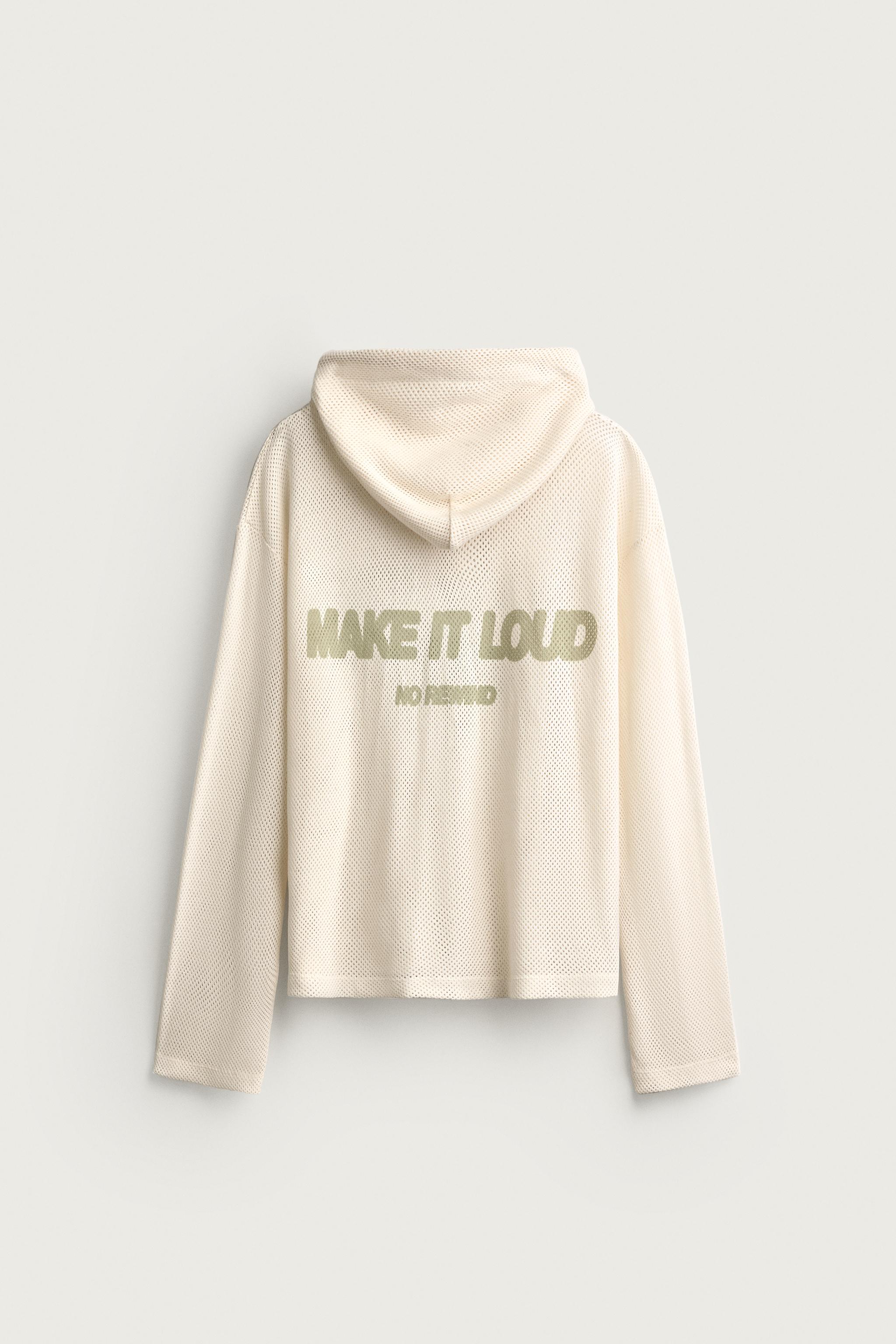 RELAXED FIT HOODIE SWEATSHIRT